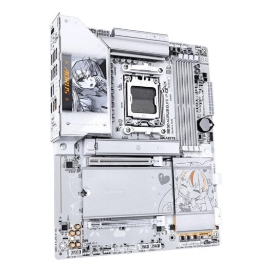 Motherboard GIGABYTE B850 AORUS ELITE-P ICE AMD B850 AM5 DDR5 ATX WiFi 7 RGB