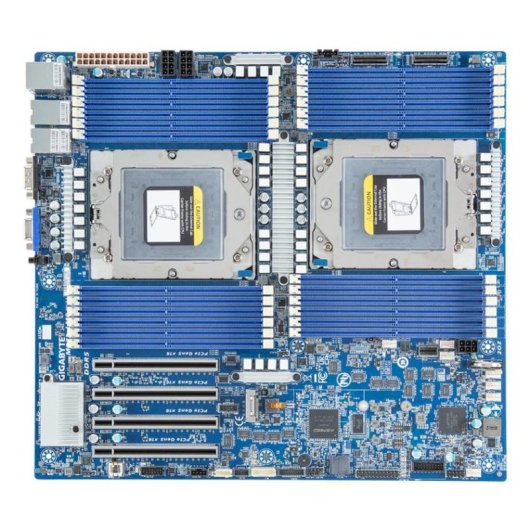 Motherboard GIGABYTE MZ73-LM0 ASPEED Socket SP5 DDR5 Extended ATX 10GbE AST2600