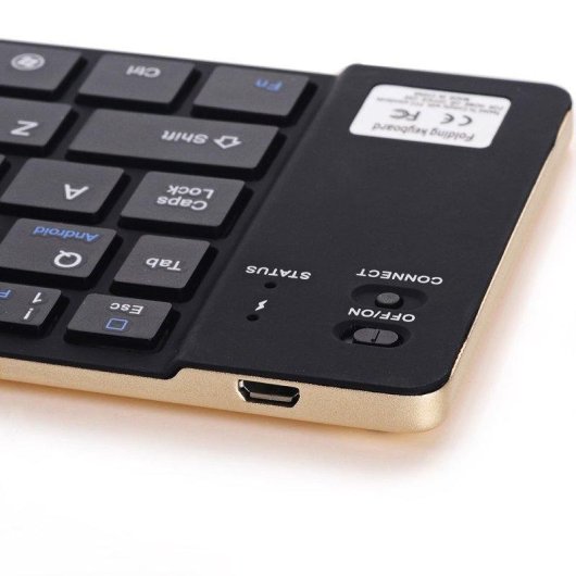 Teclado Royal Bailey GK228 ultradelgado Bluetooth inglés QWERTY recargable