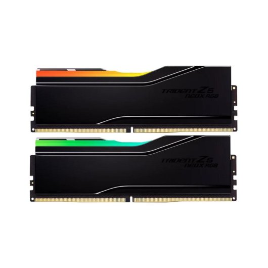 Mémoire RAM G.Skill Trident Z5 NeoX RGB 32Go DDR5 2x16Go 6000MHz CL30 Noir AMD EXPO Design élégant
