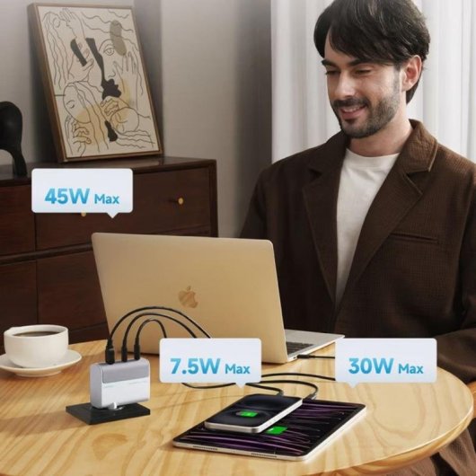 Chargeur USB Cuktech AD1003EU 100W GaN 3 Ports