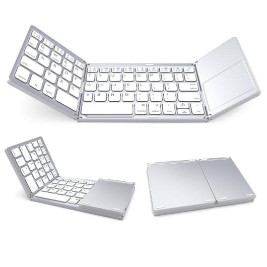 Teclado ultradelgado Royal Bailey B033 Bluetooth QWERTY inglés, batería recargable