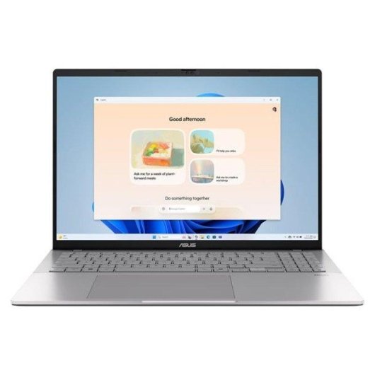 Laptop ASUS Vivobook S16 16" AMD Ryzen AI 7 445 16GB 1TB SSD Windows 11 Französisch Argent cool