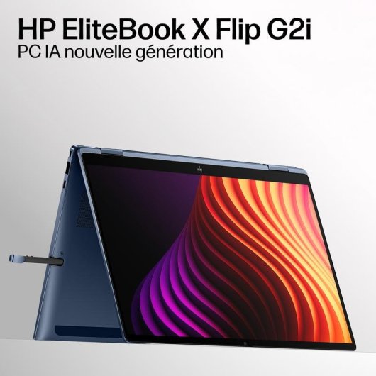 PC portable HP EliteBook X Flip G2i 14" Intel Core Ultra 5 325 32 Go 512 Go SSD Windows 11 Professionnel Carte graphique Intel écran tactile