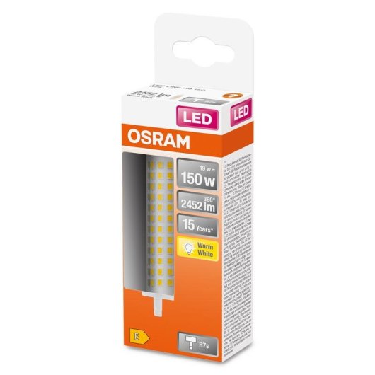Lampada LED Osram LINE R7s 17,5 W Bianco caldo 2452 lm