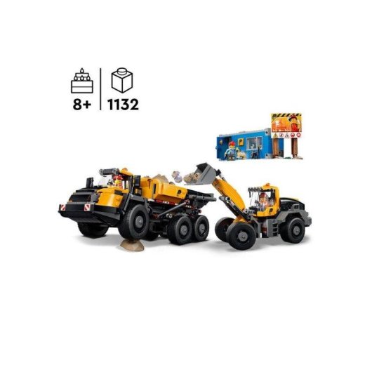 LEGO City Front Loader y Dumper 60494 1132 piezas