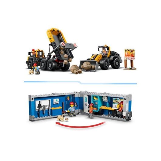 LEGO City Front Loader y Dumper 60494 1132 piezas