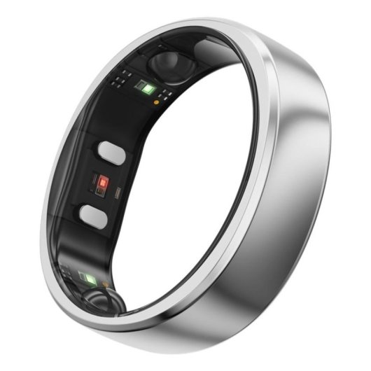 Anello intelligente RingConn Gen 2 Air Taglia 14 Bluetooth IP68 Autonomia 10 giorni Android/iOS Argento