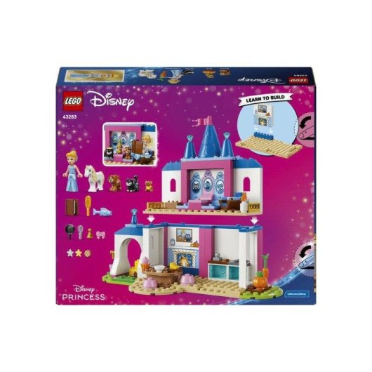 LEGO Disney Princess Castelo da Cinderela com Amigos Animais 43283 149 peças