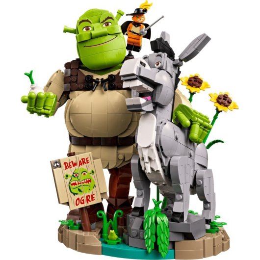 LEGO Shrek Shrek, Asno e Gato com Botas 72423 1403 peças