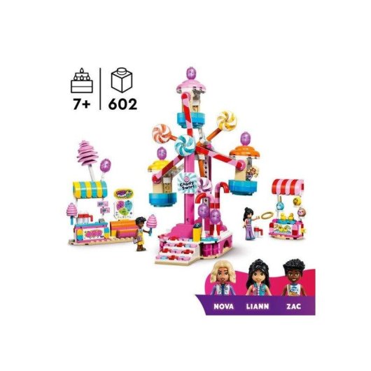 LEGO Friends Noria de Caramelos y Cupcakes 42700 602 piezas