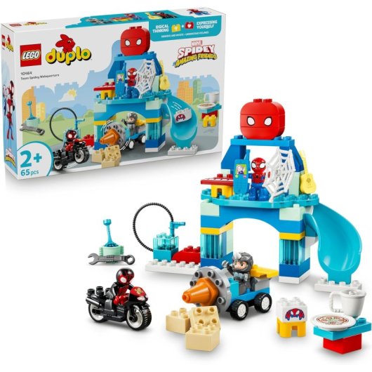 LEGO Duplo Marvel Cuartel General del Equipo Spidey 10464 65 piezas