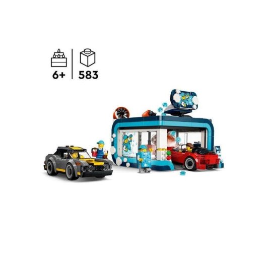 LEGO City Estación de Lavado Automático de Coches 60497 583 piezas