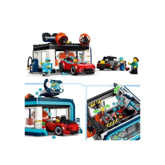 LEGO City Estación de Lavado Automático de Coches 60497 583 piezas