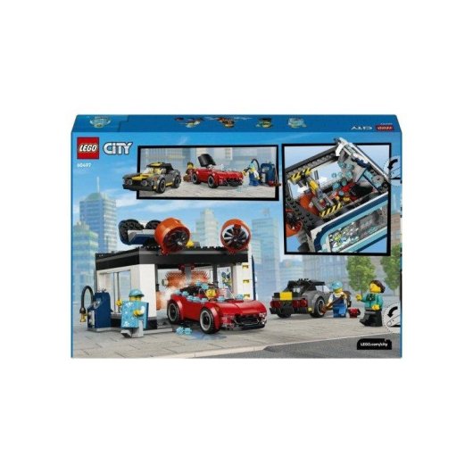LEGO City Estación de Lavado Automático de Coches 60497 583 piezas