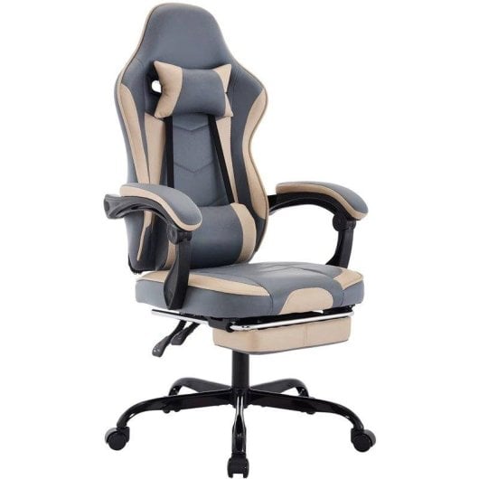Sedia Gaming Ergonomica Autrucker Con Poggia Piede E Altezza Regolabile
