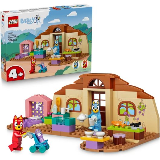 LEGO Bluey La Scuola con Rusty e Bluey 11221 106 pezzi