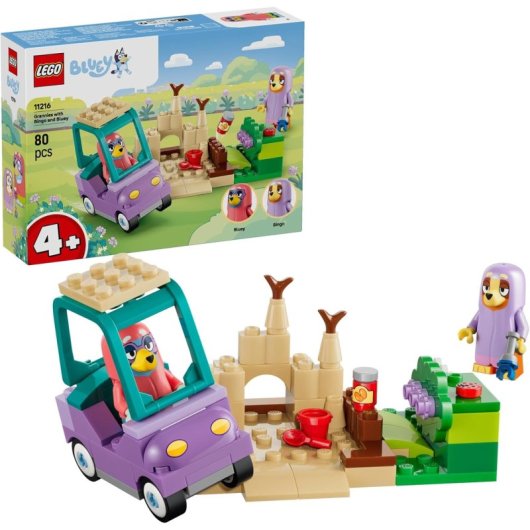 LEGO Bluey Las Abuelas con Bingo y Bluey 11216 80 piezas
