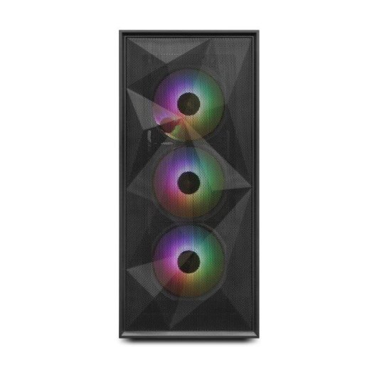 Caja de PC Zolyd Radion ATX ARGB Vidrio Templado 4 Ventiladores Incluidos