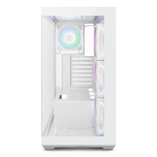 Caja PC Zolyd Rivexa White ARGB Infinity Mirror ATX