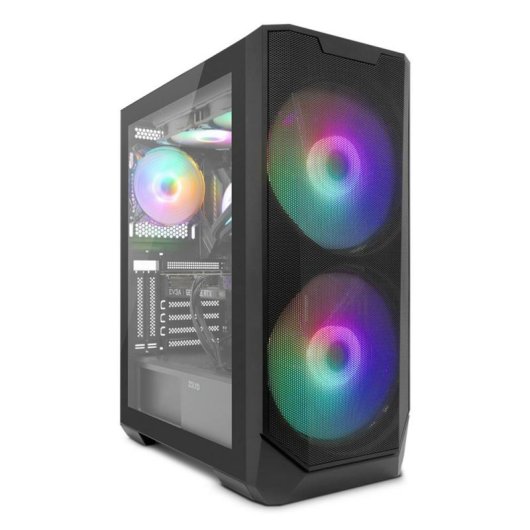 Carcasa ordenador Zolyd Luminon con ventilación ARGB y soporte E-ATX