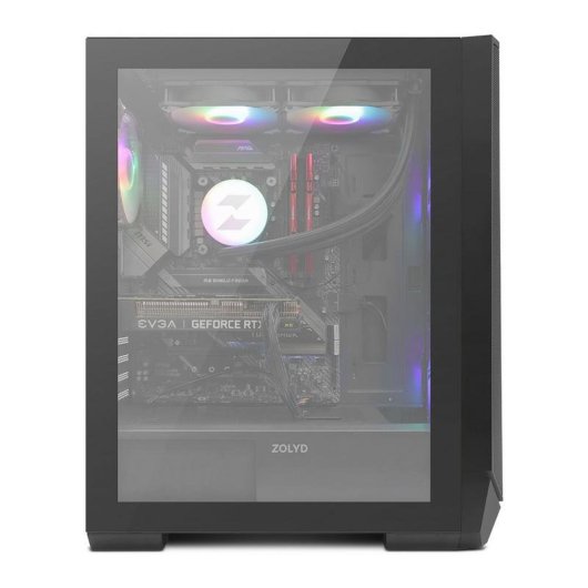 Carcasa ordenador Zolyd Luminon con ventilación ARGB y soporte E-ATX