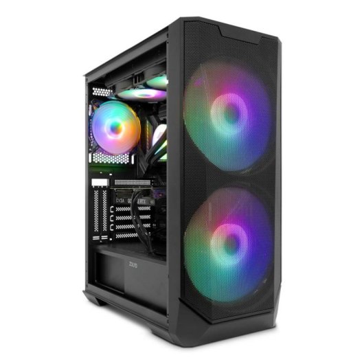 Carcasa ordenador Zolyd Luminon con ventilación ARGB y soporte E-ATX