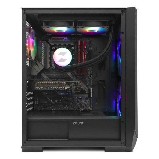 Carcasa ordenador Zolyd Luminon con ventilación ARGB y soporte E-ATX