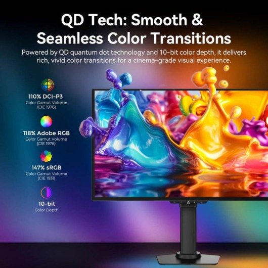 Monitor PC Titan Army G2785s 26,5" QHD 240Hz QD-OLED HDR10 FreeSync 0,03ms