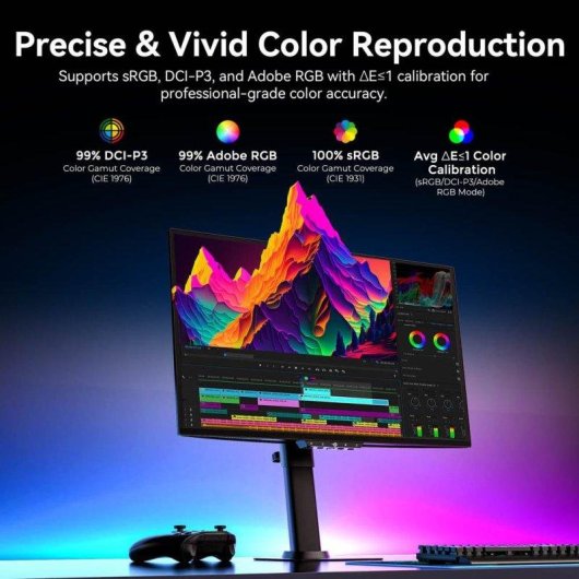 Monitor PC Titan Army G2785s 26,5" QHD 240Hz QD-OLED HDR10 FreeSync 0,03ms