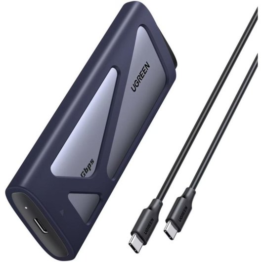 Caixa PC Ugreen M.2 Alumínio Cinzento Space Gray com dissipação térmica USB-C