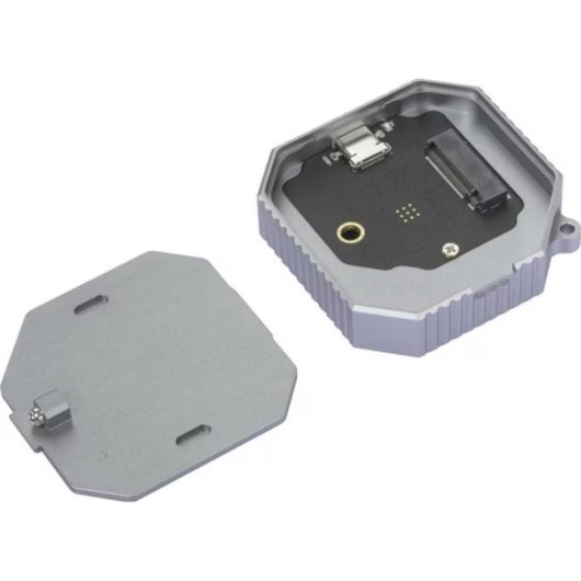 Boîtier PC Renkforce RF-M2E-200 M.2 Aluminium Gris magnétique
