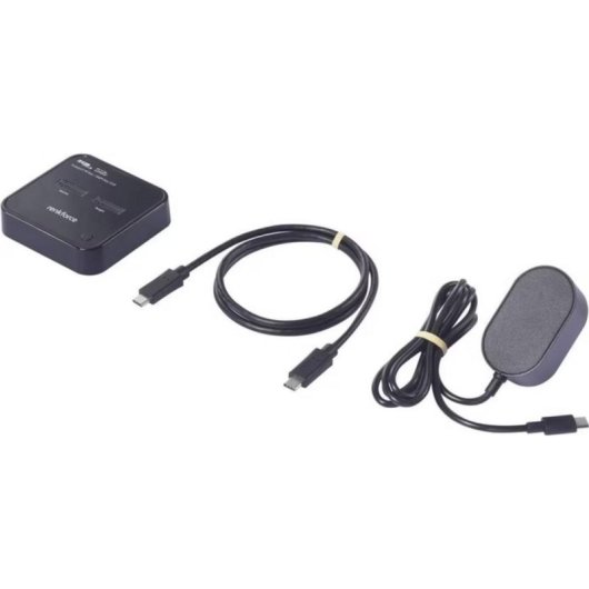 PC-Gehäuse Renkforce RF-TPCD-300 M.2 Aluminium Schwarz USB-C 4