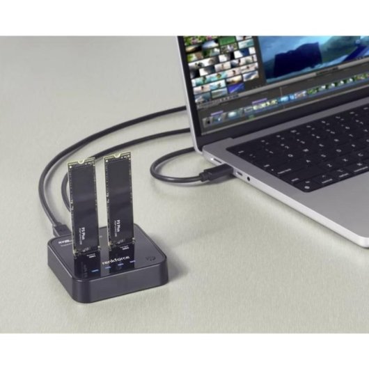 PC-Gehäuse Renkforce RF-TPCD-300 M.2 Aluminium Schwarz USB-C 4