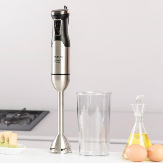 Batidora de mano Taurus HBA2300 4 cuchillas Inox 2300 W