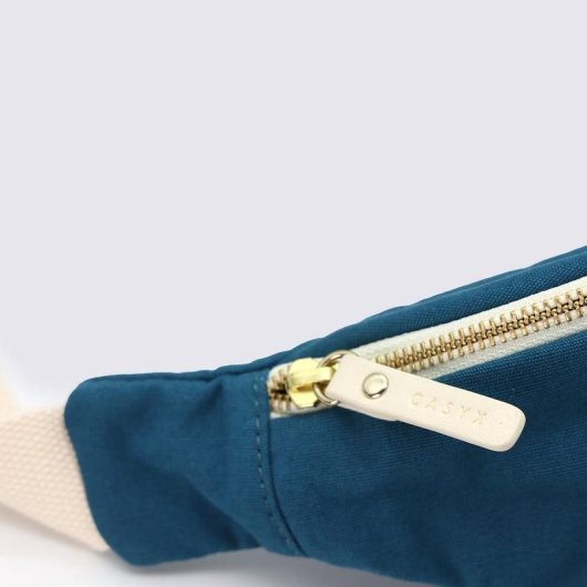 Banane CASYX FNP-M-CL-0002 Coton Biologique Bleu Paon
