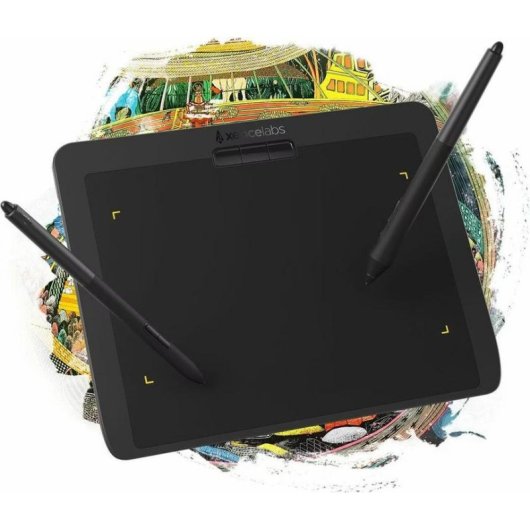 Tableta gráfica Xencelabs Pen Tablet Small sem fios preta