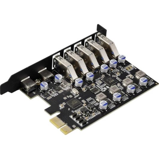 Scheda PCIe USB-C Con 2 Porte E Power Delivery 20W Per PC Desktop – Trasferisci A 5 Gbps E Ricarica Veloce!