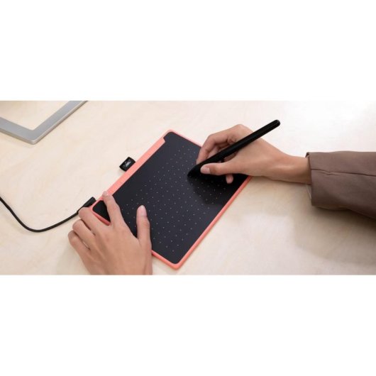 Tableta gráfica Huion RTS-300 8192 níveis pressão 5080 lpi USB-C rosa