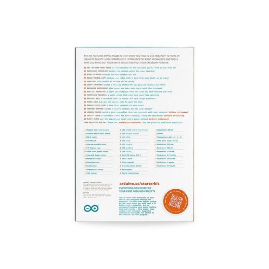 Kit de Démarrage Arduino Starter Kit R4 Wi-Fi Bluetooth Multicolor