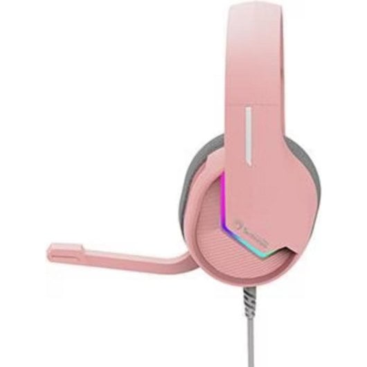 Casque filaire gaming Marvo TACTIC 40 USB Micro rose stéréo