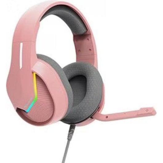 Casque filaire gaming Marvo TACTIC 40 USB Micro rose stéréo