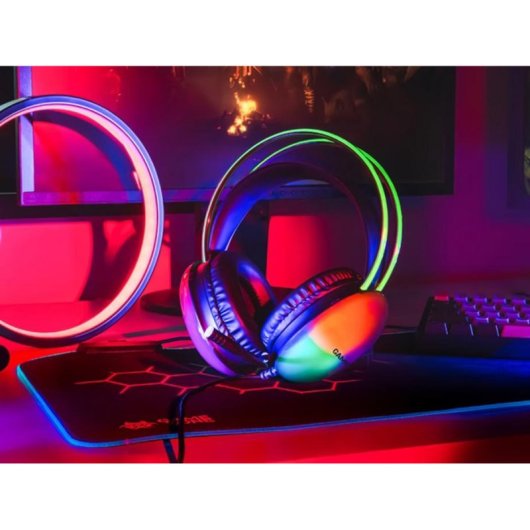 Casque Tracer GZ X4 filaire USB multicolore pour PC gaming avec micro