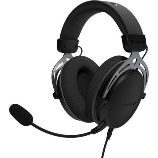 Auriculares Genesis TORON 531 con cable USB para PC Gaming, micrófono y almohadillas blancas