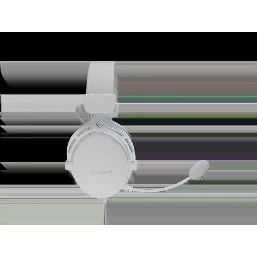 Auriculares Genesis TORON 531 con cable USB para PC Gaming, micrófono y almohadillas blancas