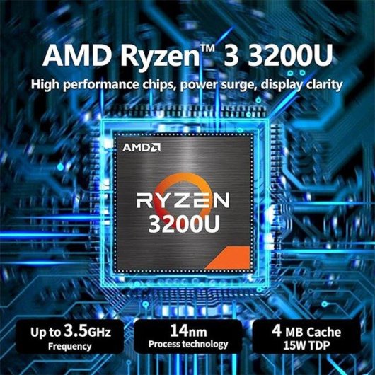Portatile FUNYET 2-in-1 15.6" Touch AMD Ryzen 3 3200U 16GB 512GB SSD Radeon Vega 3 Windows 11 Pro