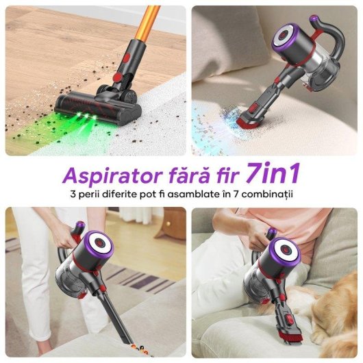 Aspirapolvere senza Fili Generica Liimoo M81 530W 40000Pa 53 min Animali Accessori