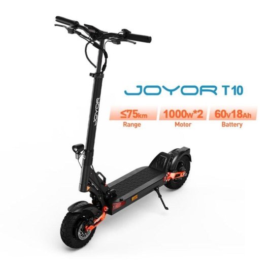 Elektroroller Joyor T10 1000W*2 Reichweite 75km Geländereifen Hydraulische Bremsen