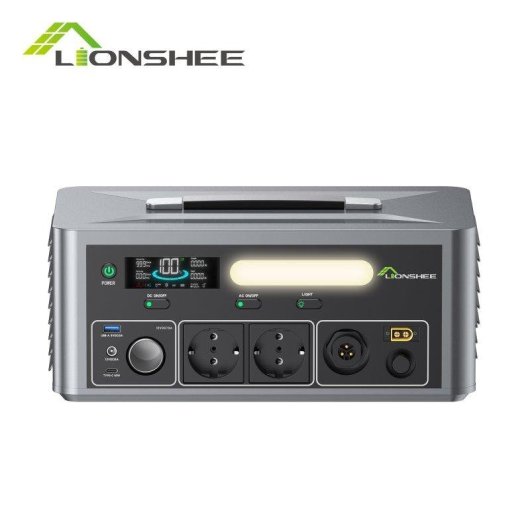 Inversor Portátil 2500W Onda Pura Lionshee LS-IB2500 MPPT 99.5% IP21