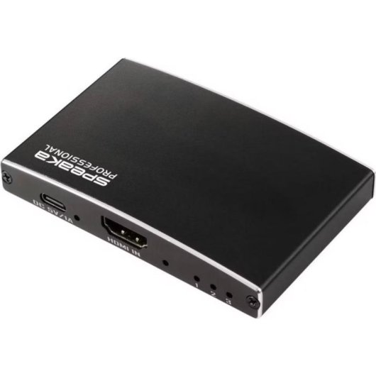 HDMI Splitter SpeaKa Professional SP-13803912 1 Eingang 3 Ausgänge USB-C Aluminium